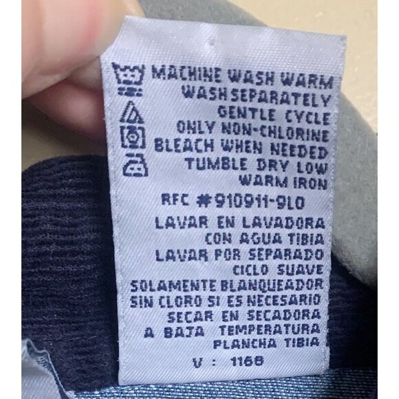 Vintage Embroidered Denim Button Down Long Sleeve Shirt Women’s Size 18/20W Fall - Picture 9 of 11